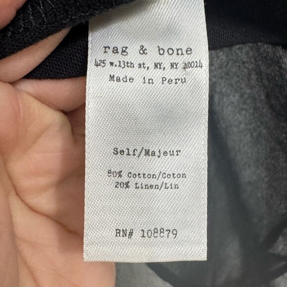 Rag & Bone Black Asymmetrical Sheer Layered Tank Top Women's Size Small - Picture 4 of 9